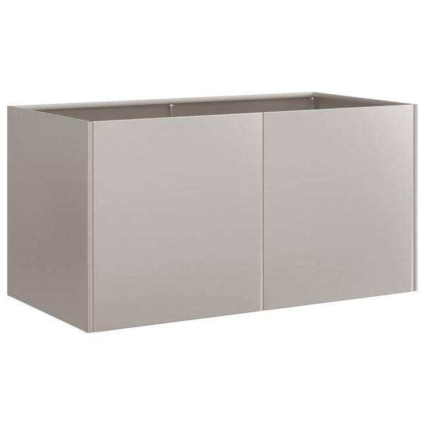 vidaXL plantekasse rustfarvet 80x40x40 cm forvitringsst&aring;l