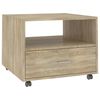 vidaXL sofabord 55x55x40 cm konstrueret tr&aelig; sonoma-eg