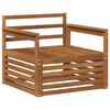 vidaXL 2 stk. Udend&oslash;rs sofa Naturfarvet