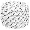 vidaXL Multifunktionelt universaltov 12 mm 100 m Hvid Polyester