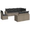 vidaXL sofas&aelig;t til haven 8 dele med hynder polyrattan gr&aring;