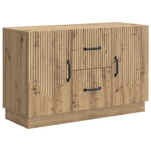 vidaXL Sideboard Artisan-eg 89 x 34,5 x 57 cm Konstrueret tr&aelig;