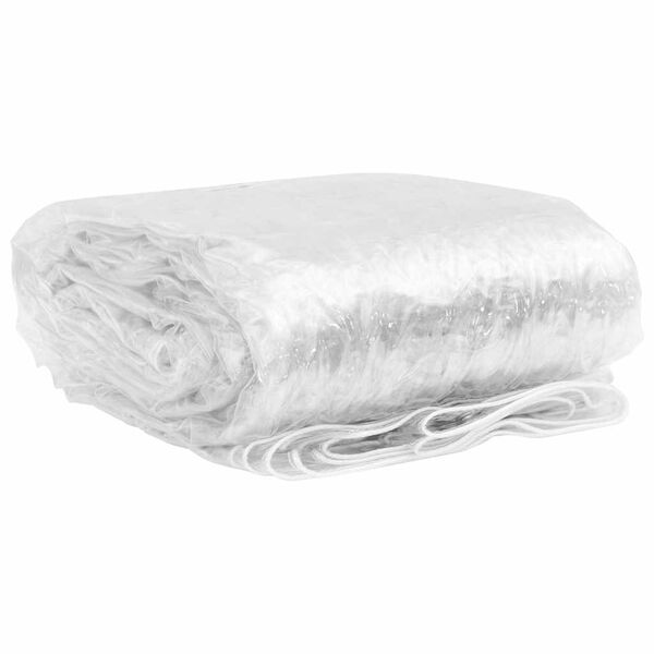 vidaXL klar presenning med øjer 1x10 m PVC