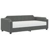 vidaXL daybed med madras 90x190 cm stof m&oslash;rkegr&aring;