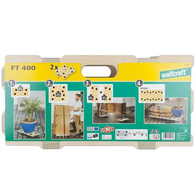 wolfcraft modulær møbelhund FT400 5543000