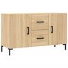 vidaXL sk&aelig;nk 100x36x60 cm konstrueret tr&aelig; sonoma-eg