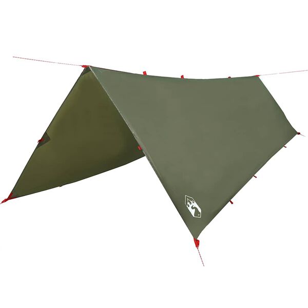 vidaXL tarp 506x306 cm vandtæt olivengrøn