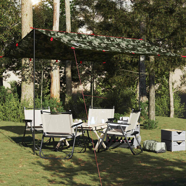 vidaXL tarp 306x306 cm vandtæt camouflage