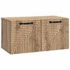 vidaXL V&aelig;gh&aelig;ngt TV-skab 59,5 x 31 x 30 cm Artisan-eg Konstrueret tr&aelig;