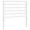 vidaXL udskiftningsgavl 100 cm metal hvid