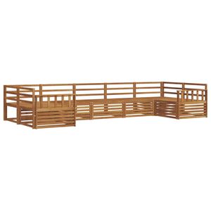 vidaXL Udend&oslash;rs sofagruppe 7 pcs Naturfarvet