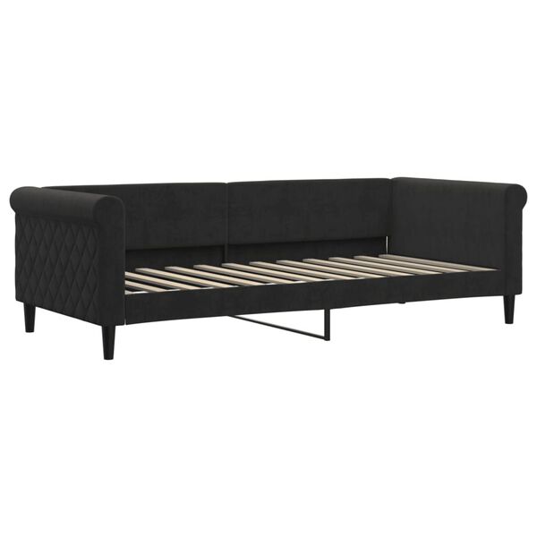 vidaXL daybed 90x200 cm velour sort
