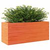 vidaXL plantekasse 110x40x46 cm massivt fyrretr&aelig; gyldenbrun