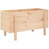 vidaXL h&oslash;jbed 101x50x57 cm massivt fyrretr&aelig;
