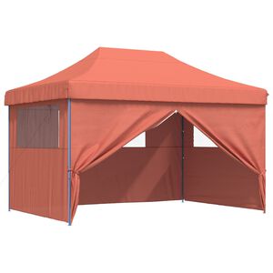 vidaXL Party Tent Terrakotta 279 x 410 x 315 cm Oxford stof