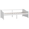 vidaXL 3-personers daybed 90x200 cm massivt fyrretræ