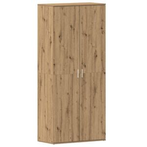 vidaXL Sko skab 80 x 39 x 178 cm Konstrueret tr&aelig; Artisan Egetr&aelig;