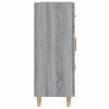 vidaXL skænk 69,5x34x90 cm konstrueret træ grå sonoma-eg