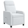 vidaXL Recliner Hvid Stof