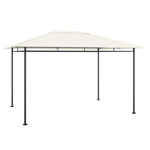 vidaXL pavillon 384x281x270 cm 180 g/m² cremefarvet