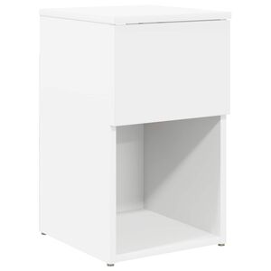 vidaXL Sengeskab Hvid 29 x 31,5 x 49 cm Konstrueret tr&aelig;