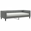 vidaXL daybed med madras 90x190 cm stof m&oslash;rkegr&aring;