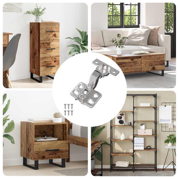 vidaXL H&aelig;ngsel 254 pcs Nikkel 85 x 52,5 x 9,5 mm Jern