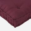 vidaXL Modulsofa Bordeaux 120 x 80 x 12 cm Stof
