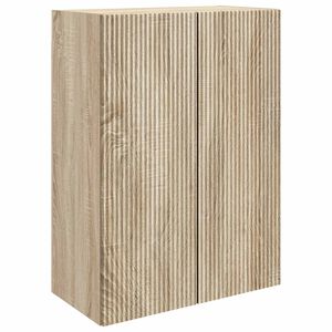 vidaXL V&aelig;gmonteret skab 66 x 34,5 x 90 cm Konstrueret tr&aelig; Sonoma-eg