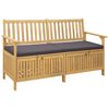 vidaXL Opbevaringsb&aelig;nk 2 -Seater 148 x 63 x 84 cm Rektangul&aelig;r