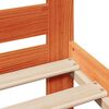 vidaXL sengeramme uden madras 90x190 cm massivt fyrretr&aelig; gyldenbrun