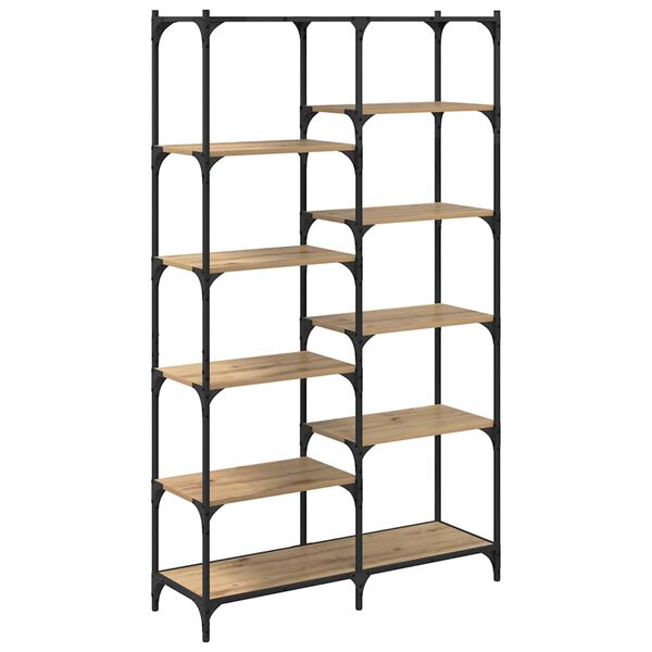 vidaXL Bogreol artisan eg 100 x 32 x 170 cm Konstrueret tr&aelig;