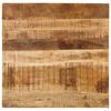 vidaXL sofabord massivt mangotræ 80 x 80 x 40 cm