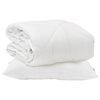 vidaXL Dyne med pude 2 stk. Hvid Microfiber