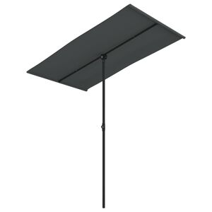 vidaXL haveparasol med aluminiumstang 180x110 cm antracitgr&aring;