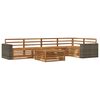 vidaXL Udend&oslash;rs sofagruppe 6 pcs Naturfarvet 79 x 79 x 37 cm