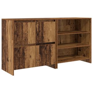 vidaXL Sideboard 2 pcs Gammelt tr&aelig; 70 x 41 x 75 cm Konstrueret tr&aelig;