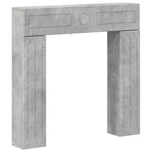vidaXL Pejseramme Betongr&aring; 102 x 18 x 100,5 cm Konstrueret tr&aelig;