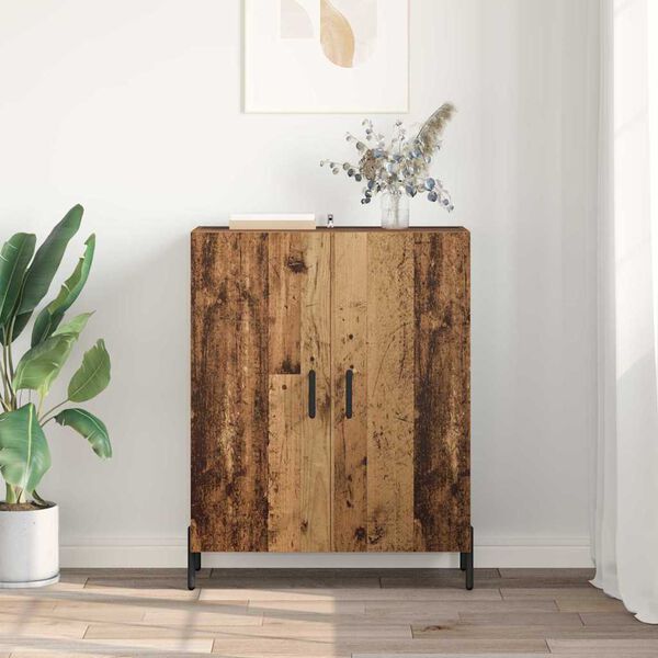 vidaXL Sideboard Gammelt tr&aelig; 69,5 x 34 x 90 cm Konstrueret tr&aelig;