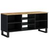 vidaXL tv-bord 100x33x46 cm massivt mangotr&aelig; og konstrueret tr&aelig;
