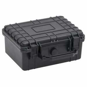 vidaXL transportabel flightcase 24x19x11 cm PP sort
