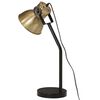vidaXL skrivebordslampe 17x17x60 cm 25 W E27 antik messingfarve