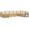 vidaXL Udend&oslash;rs sofagruppe 8 pcs Hvid 306 x 187,5 x 73 cm