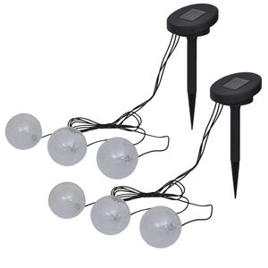 vidaXL flydende lamper 6 stk. til dam og pool LED