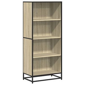 vidaXL bogreol 60x35x139 cm konstrueret tr&aelig; sonoma-eg
