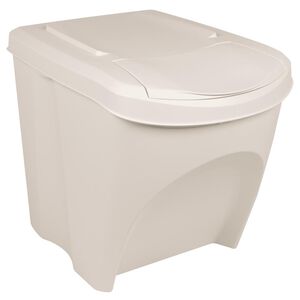 vidaXL stabelbare affaldsspande 3 stk. 75 l polypropylen hvid
