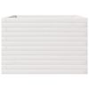 vidaXL plantekasse 70x70x45,5 cm massivt fyrretræ hvid