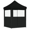 vidaXL Party Tent Sort 200 x 200 x 306 cm Oxford stof