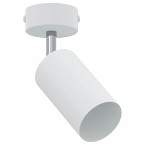vidaXL Loftsspot med spotlights Hvid 6 x 6 x 16 cm Metal