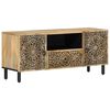vidaXL tv-bord 105x33x46cm massivt mangotr&aelig;